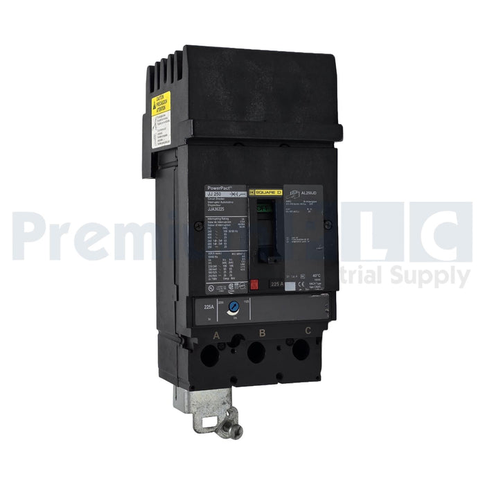 SQUARE D JJA36225 PowerPact JJ 250 CIRCUIT BREAKER 225A, 3-POLE, 600VAC NSNP
