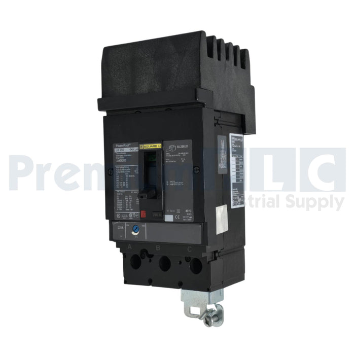 SQUARE D JJA36200 PowerPact JJ 250 CIRCUIT BREAKER 200A, 3-POLE, 600VAC NSNP