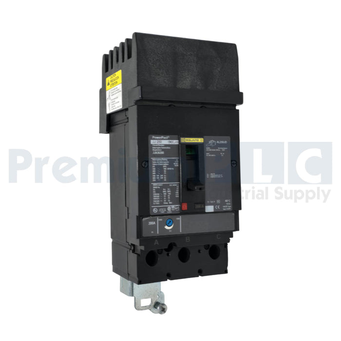 SQUARE D JJA36200 PowerPact JJ 250 CIRCUIT BREAKER 200A, 3-POLE, 600VAC NSNP
