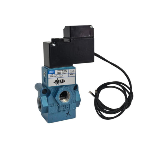 NEW MAC 55B-12-PI-111AA CONTROL VALVE 55 SERIES 3-WAY W/ SOLENOID PID-111AAAA