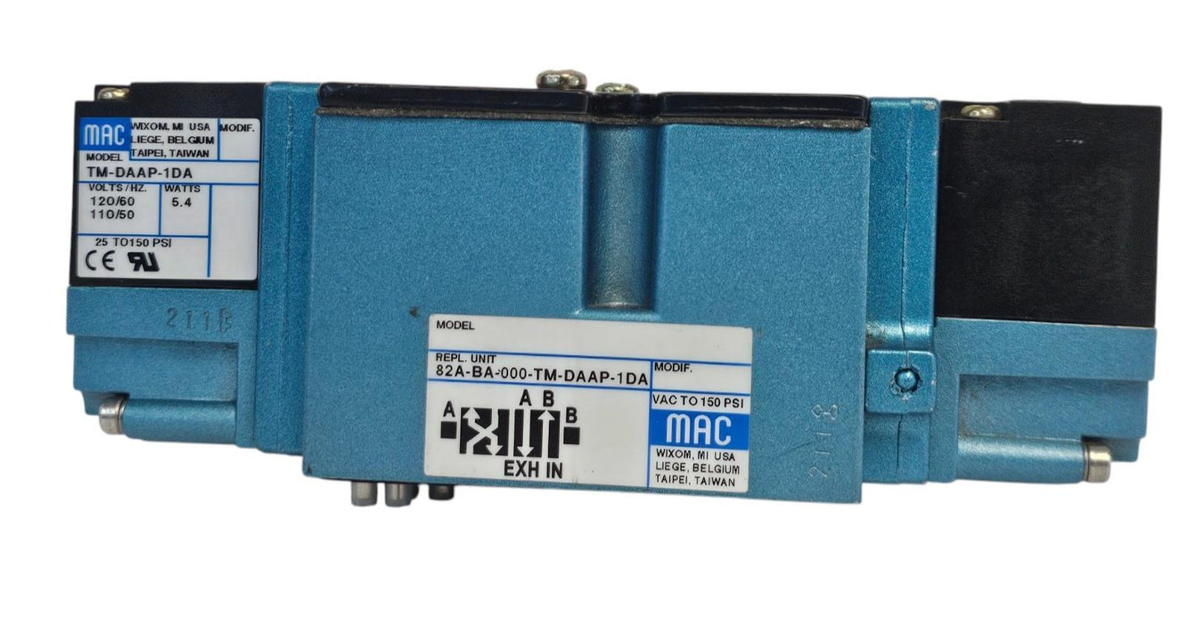 MAC 82A-BA-000-TM-DAAP-1DA / 82ABA000TMDAAP1DA SOLENOID VALVE, TM-DAAP-1DA PILOT