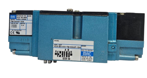 MAC 82A-BA-000-TM-DAAP-1DA / 82ABA000TMDAAP1DA SOLENOID VALVE, TM-DAAP-1DA PILOT
