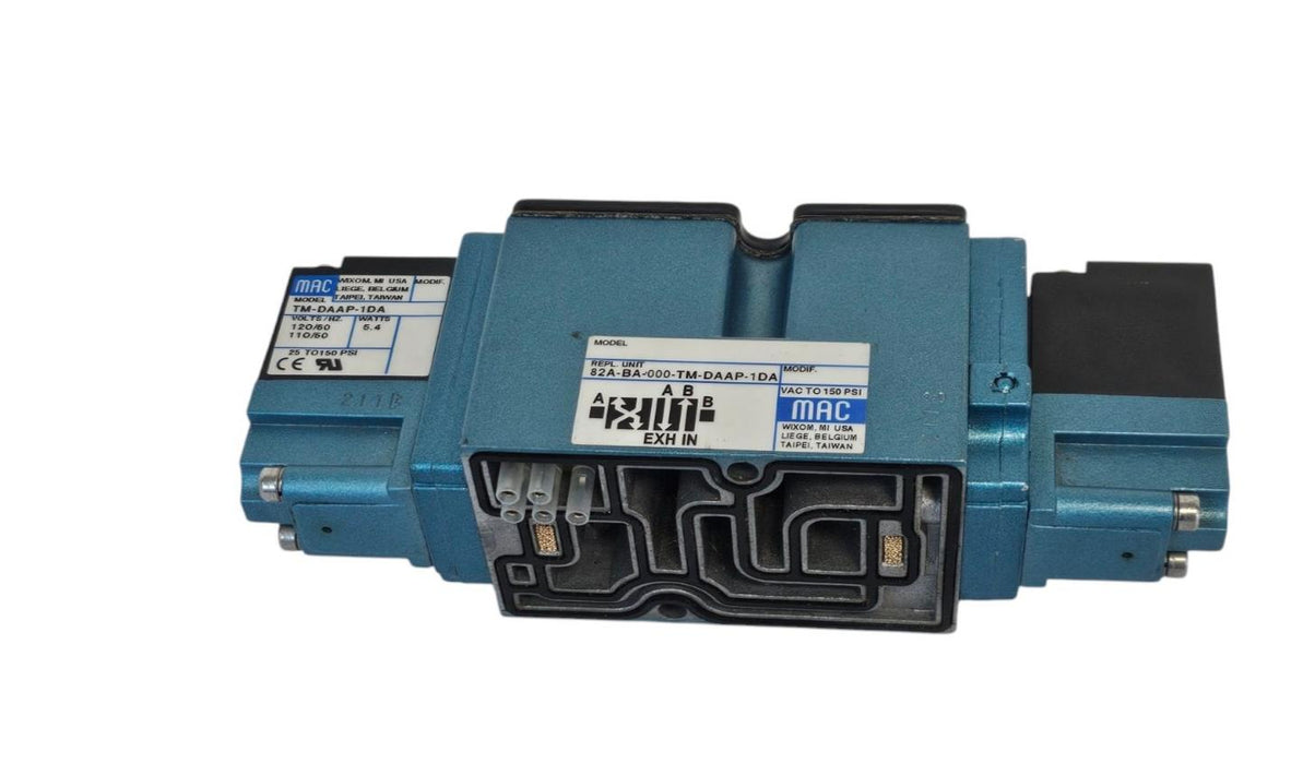 MAC 82A-BA-000-TM-DAAP-1DA / 82ABA000TMDAAP1DA SOLENOID VALVE, TM-DAAP-1DA PILOT