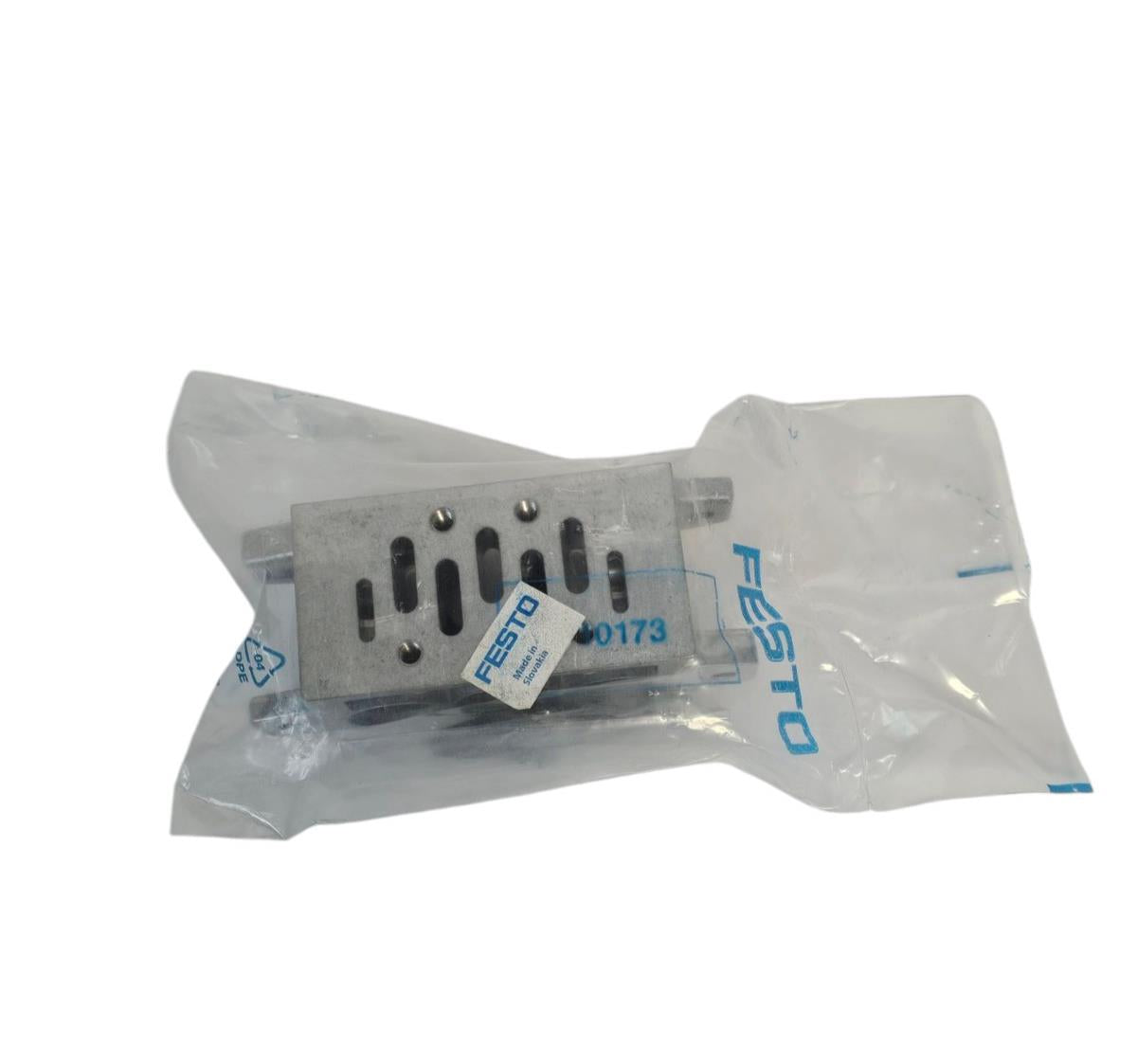 NEW FESTO VDMA-24-345-C-1 PNEUMATIC MANIFOLD 1/4 INCH NPT ALUMINUM