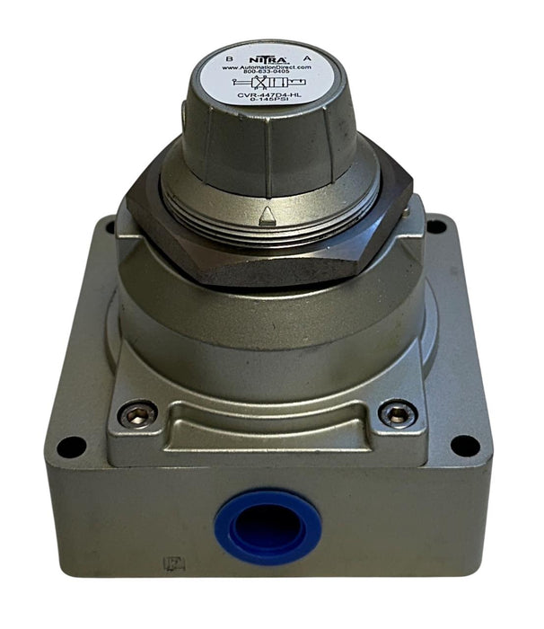 AUTOMATION DIRECT CVR-447D4-HL / CVR447D4HL NITRA PNEUMATIC VALVE 0-145PSI NSNP