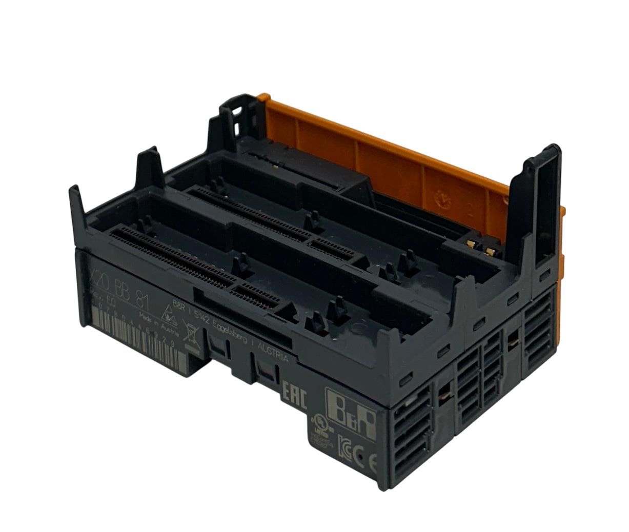 B&R X20 BB 81 / X20BB81 ADD-ON BUS BASE MODULE EXPANSION SLOT NO PLATES NSNP