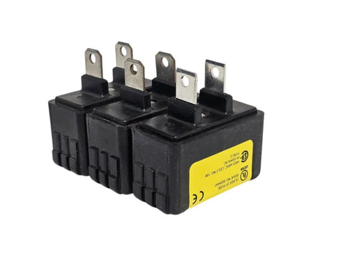 LOT OF 3 COOPER BUSSMANN TCF45 LOW-PEAK CUBEFUSES 45A 600V