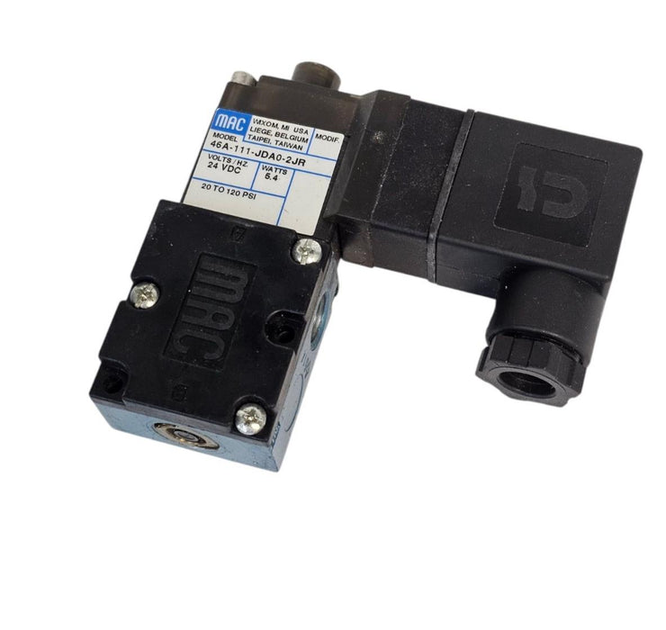 NEW MAC 46A-111-JDA0-2JR SOLENOID VALVE 24VDC 5.4 WATTS 46A111JDA02JR