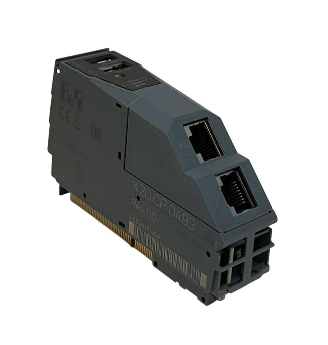 B&R X20 CP 0483 / X20CP0483 CPU LOGIC CONTROLLER 2- USB PORTS EtherNet D0 NSNP