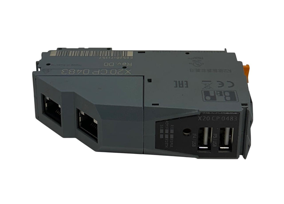 B&R X20 CP 0483 / X20CP0483 CPU LOGIC CONTROLLER 2- USB PORTS EtherNet D0 NSNP