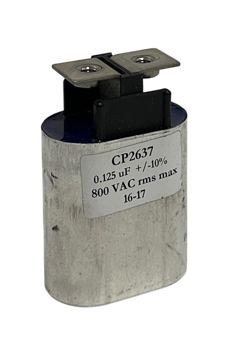 ENERCON INDUSTRIES CP2637 OIL CAPACITOR 800VAC RMS MAX 0.125uF NSNP