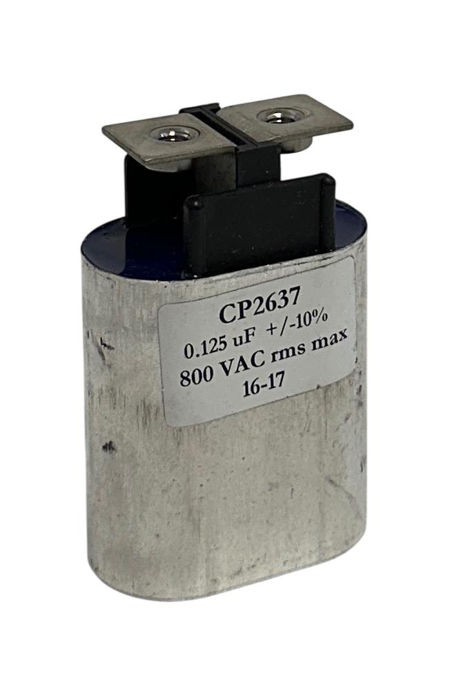 ENERCON INDUSTRIES CP2637 OIL CAPACITOR 800VAC RMS MAX 0.125uF NSNP