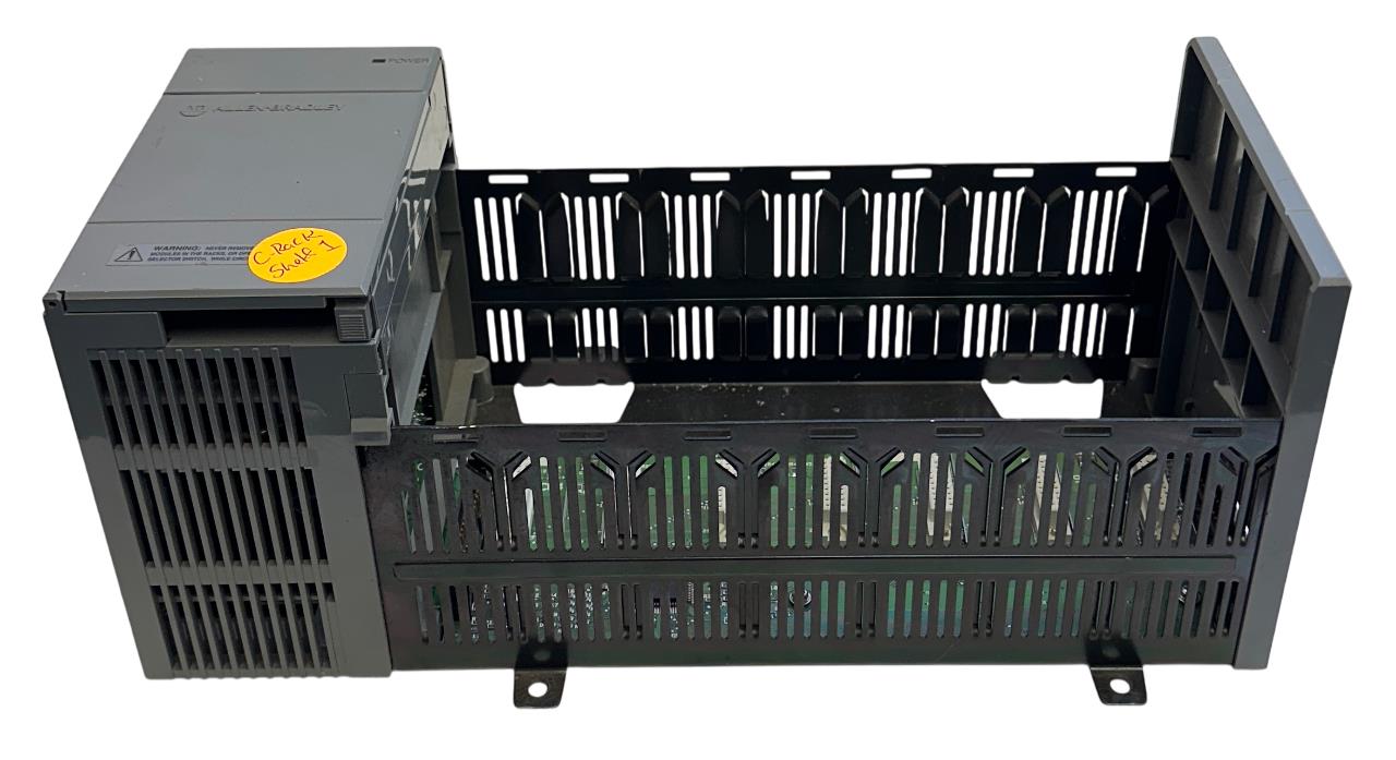 ALLEN BRADLEY 1746-P2 /C SLC 500 POWER SUPPLY W/ 1746-A7 /A SLOT RACK 7SLOT USNP
