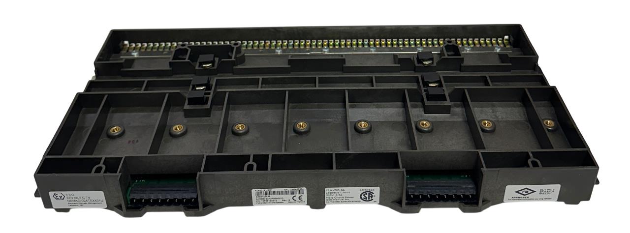 FISHER-ROSEMOUNT KJ4001X1-BE1 / 12P0818X072 8-WIDE CARRIER W/ SHIELD Rev. K NSMP