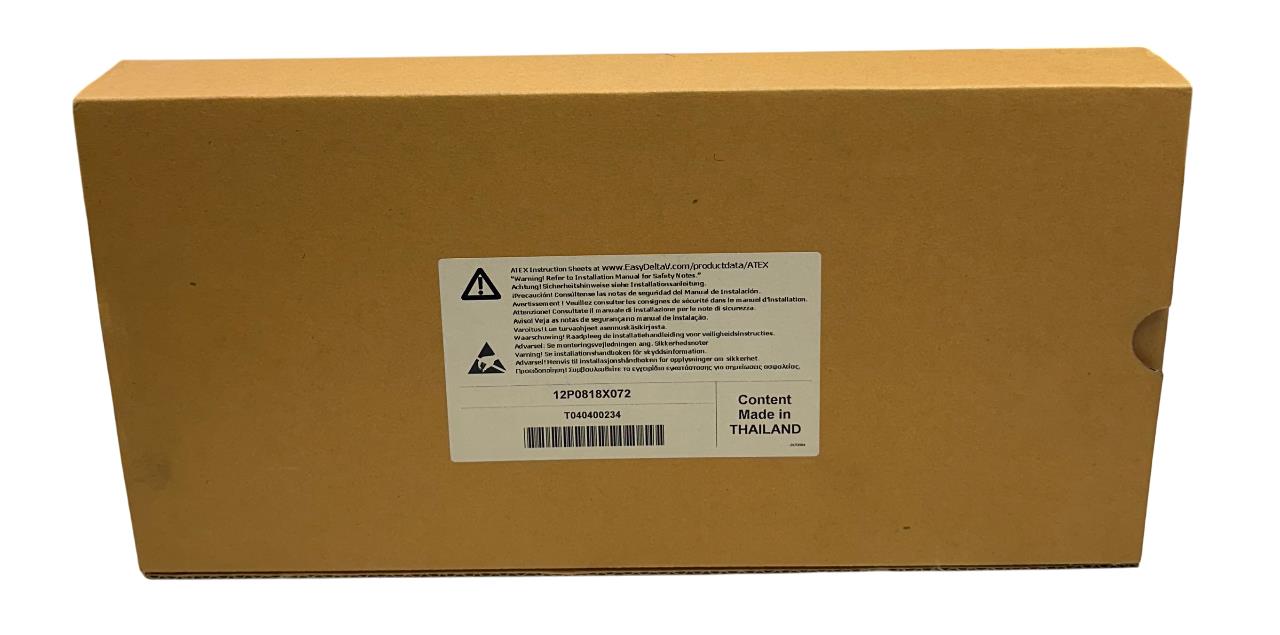 FISHER-ROSEMOUNT KJ4001X1-BE1 / 12P0818X072 8-WIDE CARRIER W/ SHIELD Rev. K NSMP