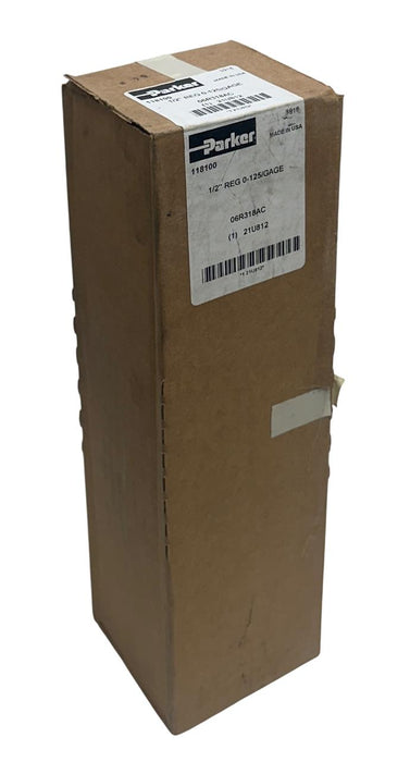 PARKER 06R318AC / 21U812 / 118100 REGULATOR 1/2'' REG NO GAUGE OEM NSMP *READ