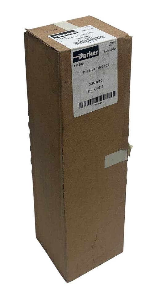 PARKER 06R318AC / 21U812 / 118100 REGULATOR 1/2'' REG NO GAUGE OEM NSMP *READ