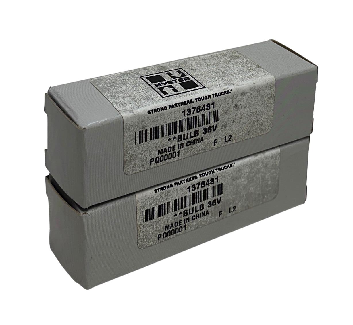 2 HYSTER 1376431 / HY1376431 OEM 36V BULBS FOR FORKLIFT NSMP