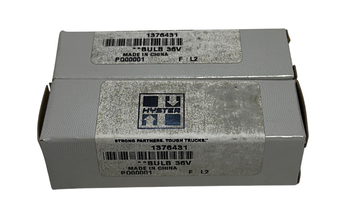2 HYSTER 1376431 / HY1376431 OEM 36V BULBS FOR FORKLIFT NSMP