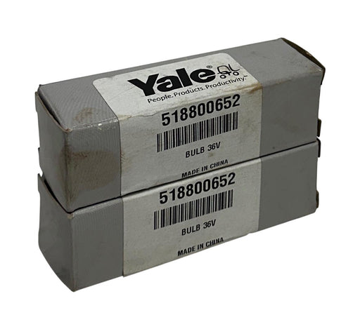 2 YALE 518800652 / YT518800652 OEM 36V BULBS FOR FORKLIFT NSMP