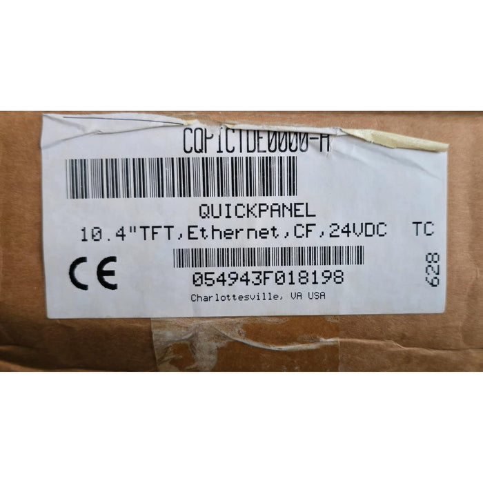 GE Fanuc CQPICTDE0000-A QUICKPANEL 10.4" TFT , ENET, CF, 24VDC 2880045-01 NSMP