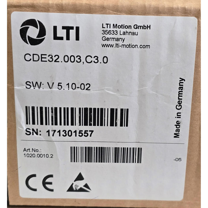 LTi MOTION CDE32.003,C3.0 CDE3000 POSITIONING CONTROLLER CDE32.003.C3.0 NSMP