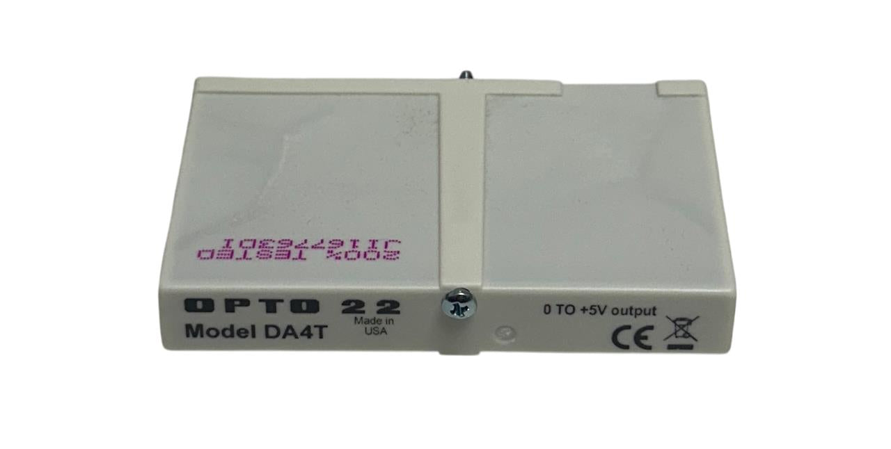 OPTO 22 DA4T I/O MODULE 0-5VDC OUTPUT ISOLATED ANALOG NSMP