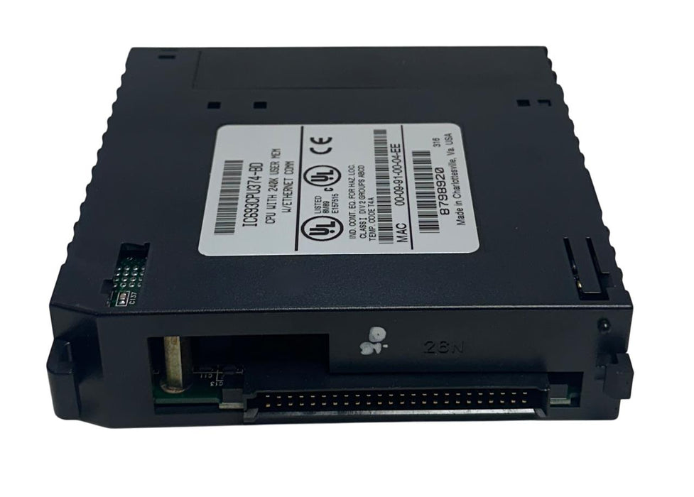 GE FANUC IC693CPU374-BD / IC693CPU374 SERIES 90-30 CPU W/ 240K MEM EtherNet USNP