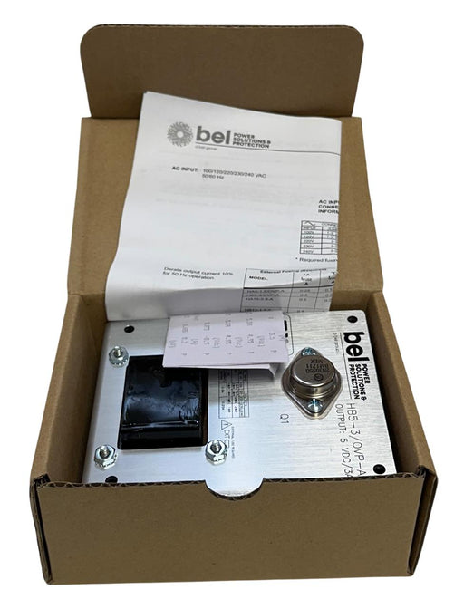 BEL POWER SOLUTIONS HB5-3/OVP-AG / HB53OVPAG POWER SUPPLY 5VDC/3A OUTPUT NSMP