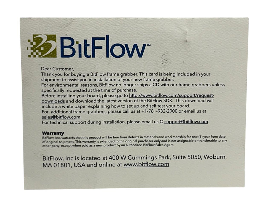 BitFlow NEO-3.8-07485-CLD / NEO3807485CLD FRAME GRABBER CARD NSNP