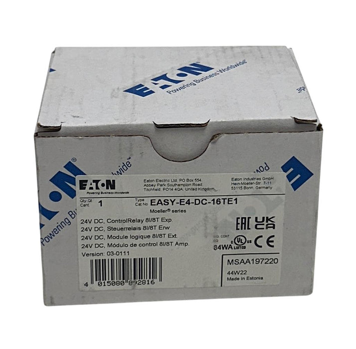 EATON EASY-E4-DC-16TE1 / MSAA197220 CONTROL RELAY 8I/8T EXP 24VDC MOELLER NSMP