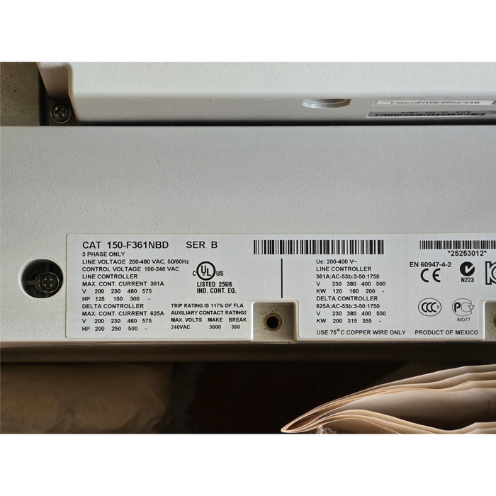 ALLEN BRADLEY 150-F361NBD /B SMC-Flex SMART MOTOR CONTROLLER SOFT START NSMP