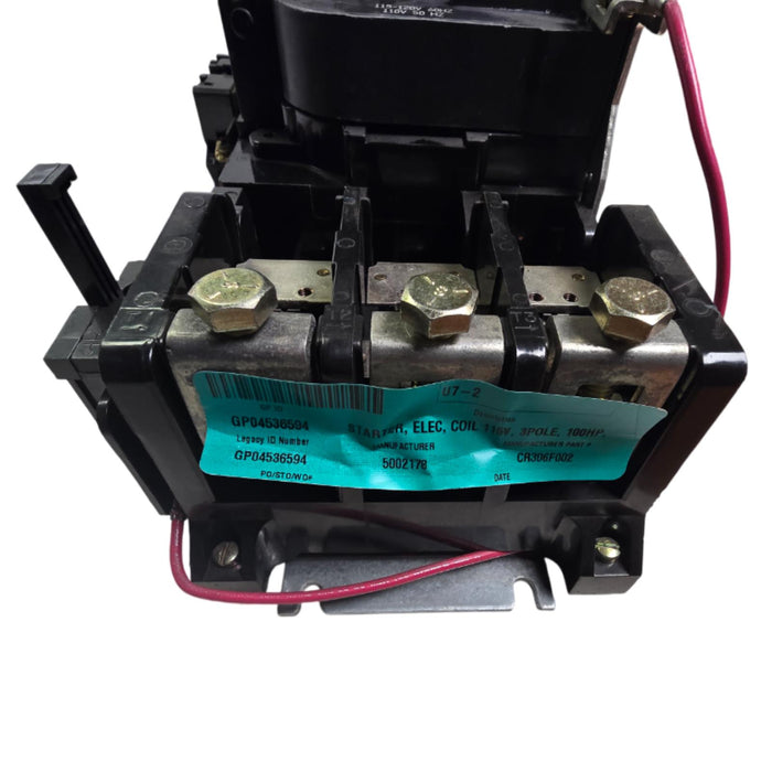 GE GENERAL ELECTRIC CR306F002 NEMA SIZE 4 MAGNETIC STARTER 110/120V COIL NSNP