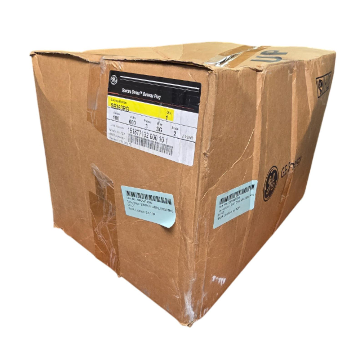 ABB GE SB363RG SPECTRA SERIES BUSWAY BUS PLUG 100A 600V 3PH WIRE 3G ST