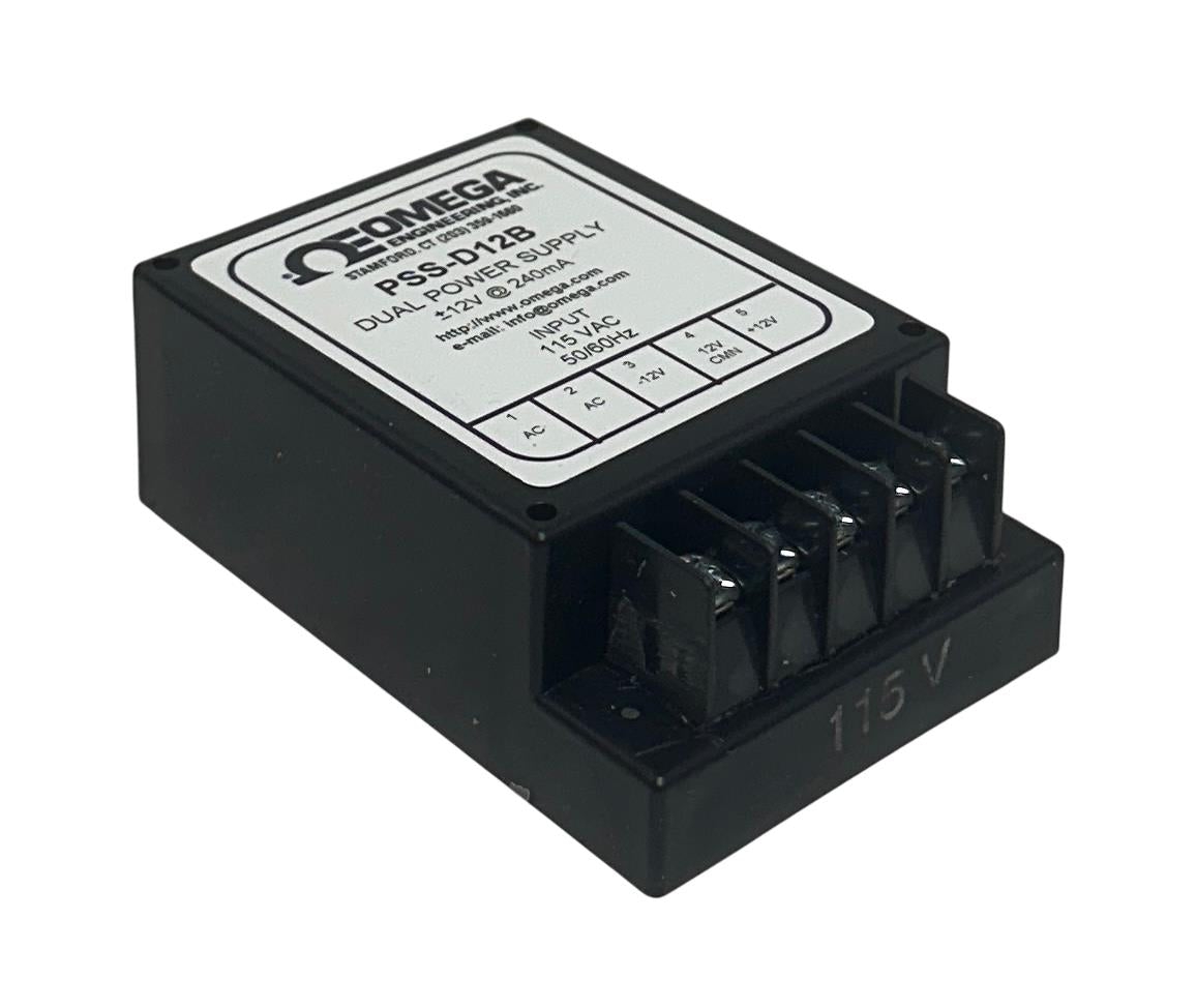 OMEGA ENGINEERING PSS-D12B / PSSD12B DUAL POWER SUPPLY 115VAC 50/60Hz INPUT NSNP