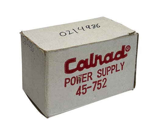 CALRAD 45-752 DV-1212A POWER SUPPLY 117VAC 50Hz 40W INPUT 24VDC 1.2A OUTPUT NSMP