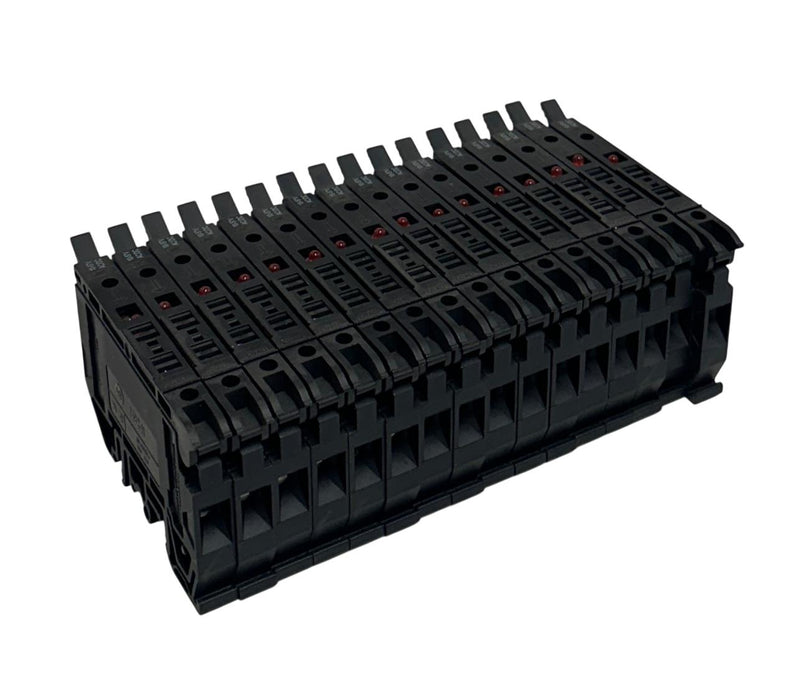 16 ALLEN BRADLEY 1492-H5 / 1492H5 FUSE HOLDER TERMINAL BLOCKS 500V 10-57V NSNP