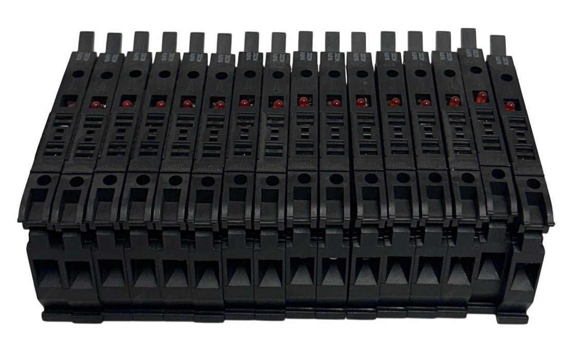 16 ALLEN BRADLEY 1492-H5 / 1492H5 FUSE HOLDER TERMINAL BLOCKS 500V 10-57V NSNP