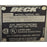 BECK 11-408 / 11-408-069488-01-02 ACTUATOR w/(2) 20-1750-07 LINKAGE KITS NSMP