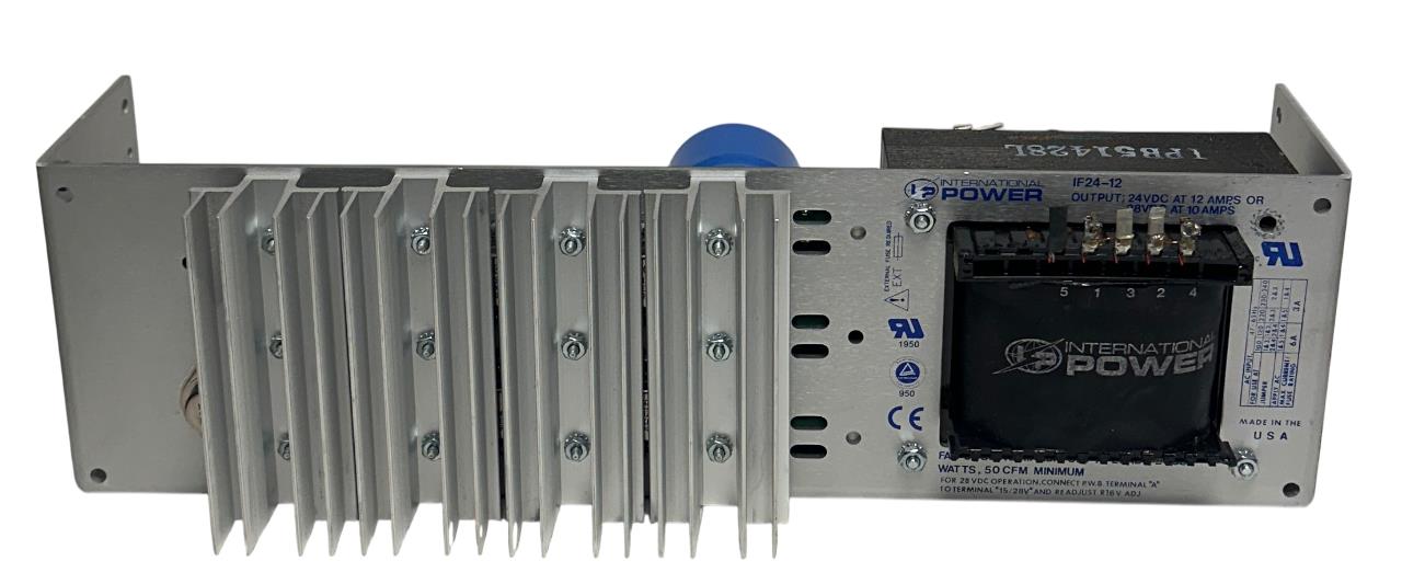 INTERNATIONAL POWER IF24-12 / IF2412 POWER SUPPLY 24/28VDC 12/10A OUTPUT USNP