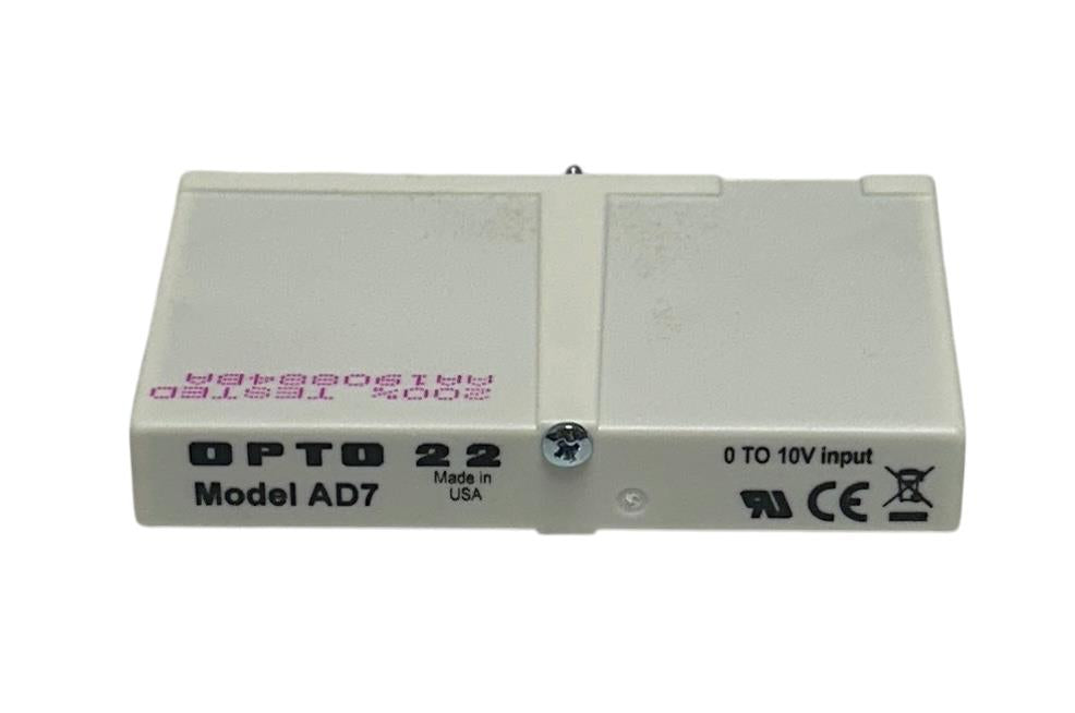 OPTO 22 AD7 VOLTAGE ANALOG INPUT MODULE 0-10VDC ISOLATED SINGLE CHANNEL OEM NSMP