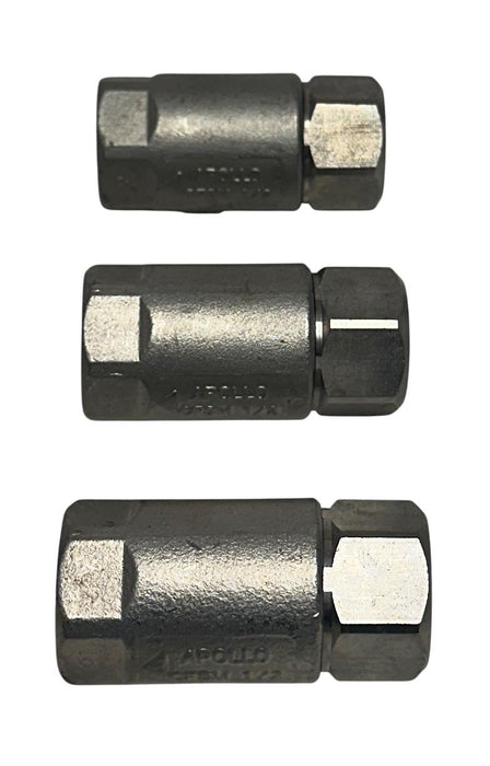 3 APOLLO VALVES 62-103-01 / 6210301 STAINLESS STEEL CHECK VALVE 1/2'' RPTFE USNP