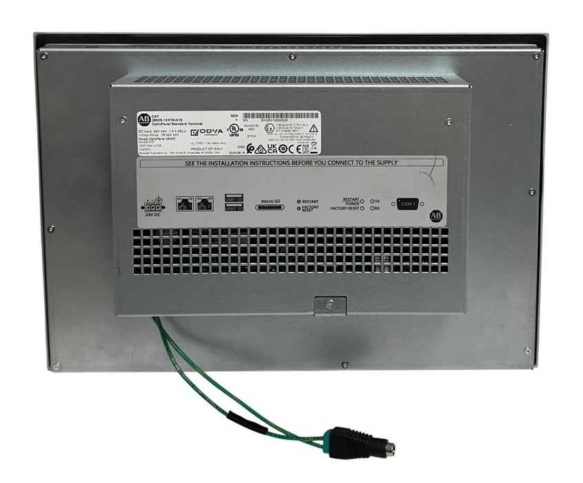 ALLEN BRADLEY 2800S-121FM-N1S /A OptixPanel 2800S TERMINAL MultiTouch 24VDC USNP
