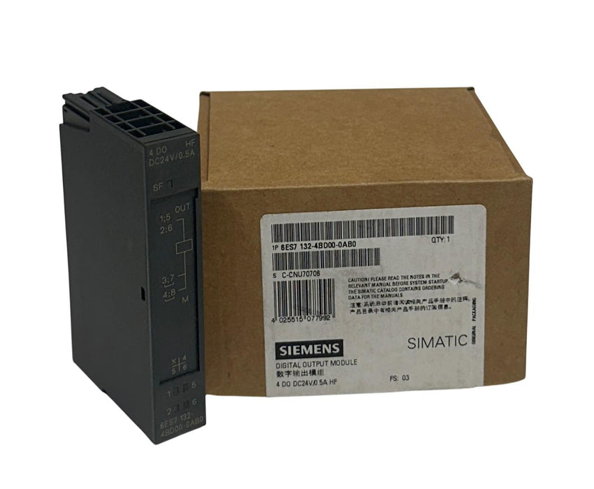 5 SIEMENS 6ES7 132-4BD00-0AB0 / 6ES71324BD000AB0 SIMATIC OUTPUT MODULES 24V NSMP