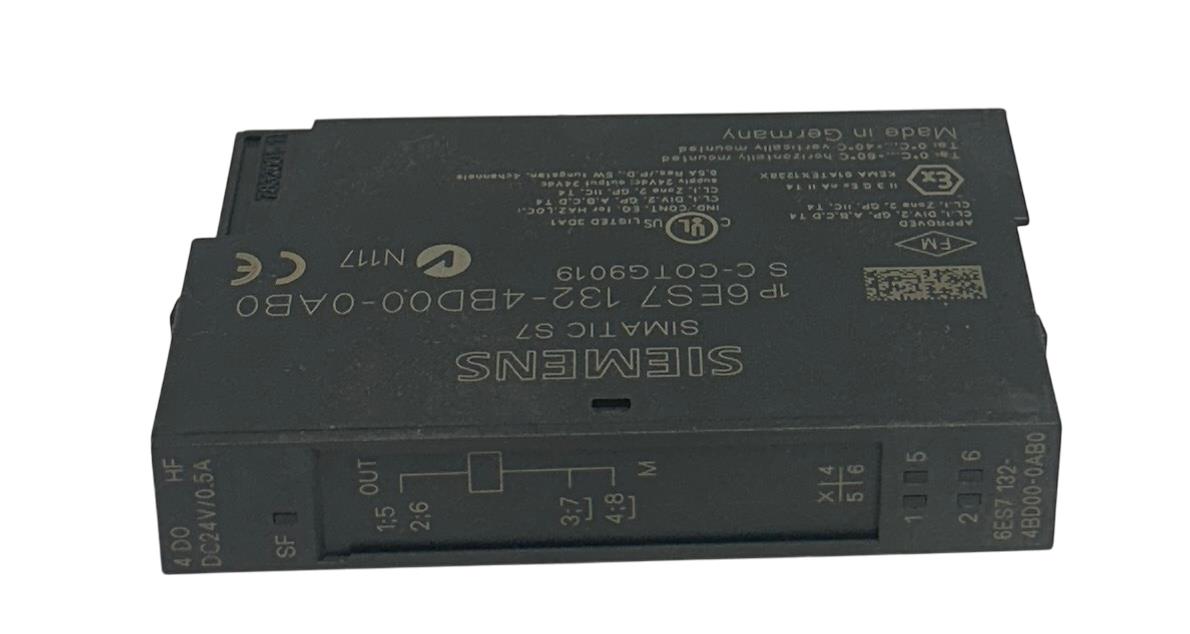 5 SIEMENS 6ES7 132-4BD00-0AB0 / 6ES71324BD000AB0 SIMATIC OUTPUT MODULES 24V NSMP