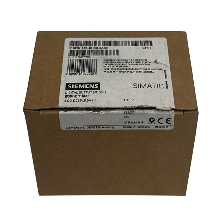 5 SIEMENS 6ES7 132-4BD00-0AB0 / 6ES71324BD000AB0 SIMATIC OUTPUT MODULES 24V NSMP