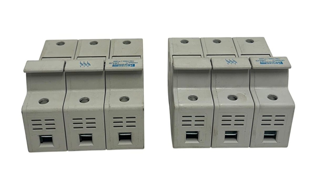 2 FERRAZ SHAWMUT US3J3I / K214967 FUSE HOLDERS ULTRASAFE 30A 600VAC/DC USNP