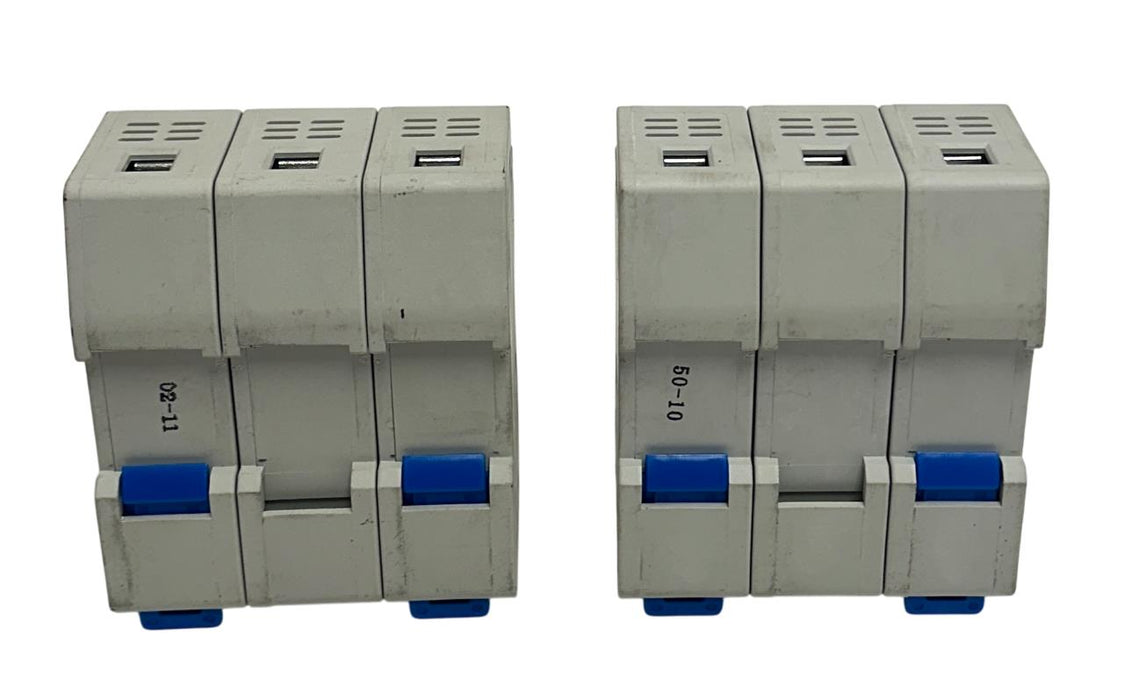 2 FERRAZ SHAWMUT US3J3I / K214967 FUSE HOLDERS ULTRASAFE 30A 600VAC/DC USNP