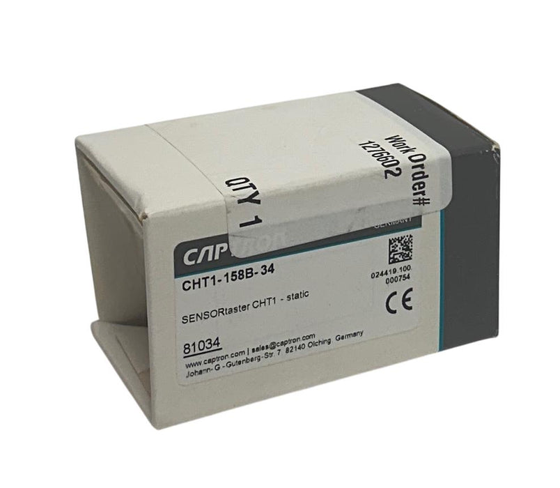 CAPTRON CHT1-158B-34 / CHT1158B34 SENSORtaster CHT1 STATIC PUSH BUTTON 22mm NSMP