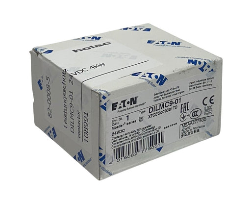 EATON DILMC9-01 / XTCEC009B01TD MOELLER SERIES CONTACTOR 24VDC MSAA277500 NSMP